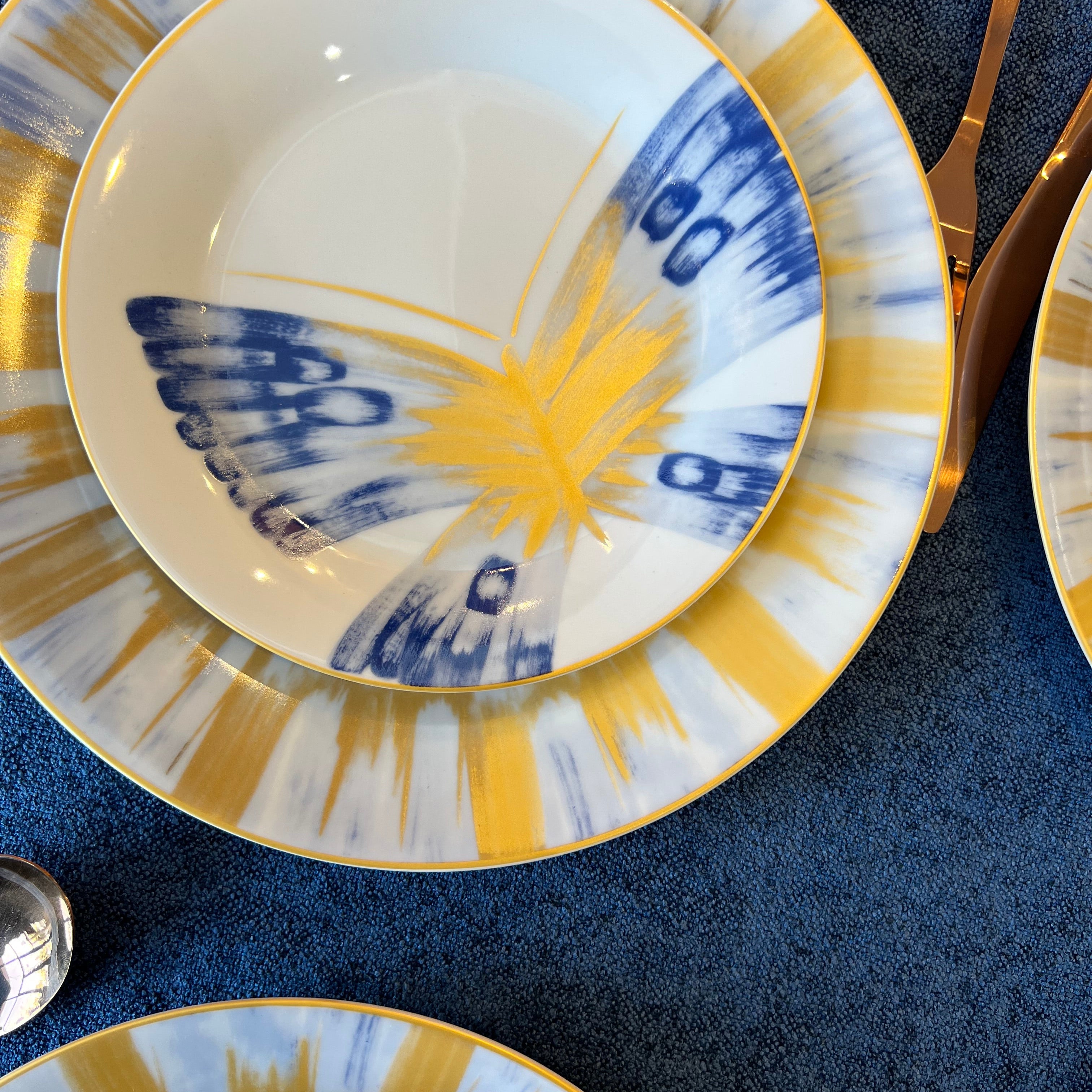 Service 18 Pièces – Blue Butterfly