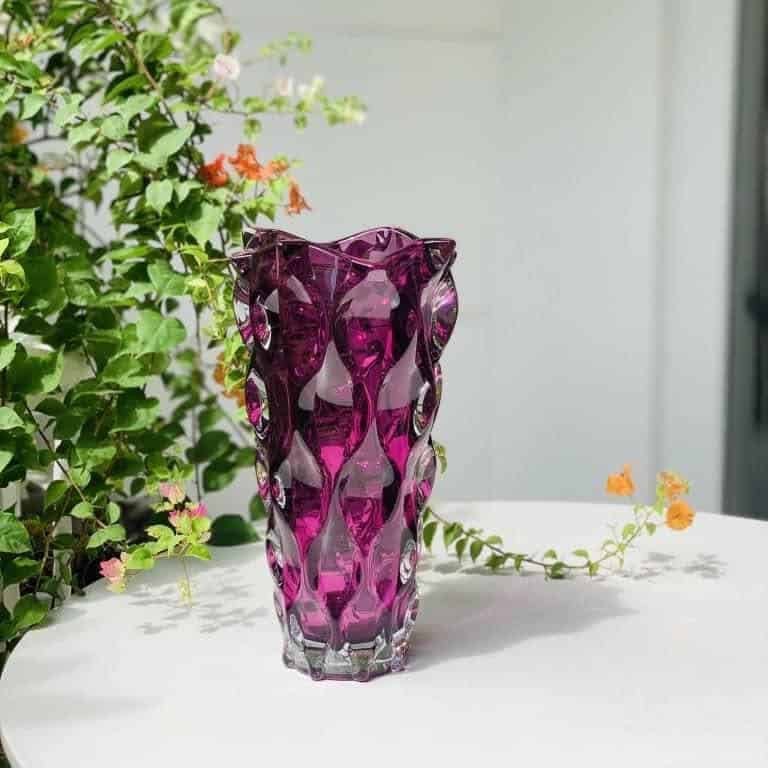 Vase Drops Mauve