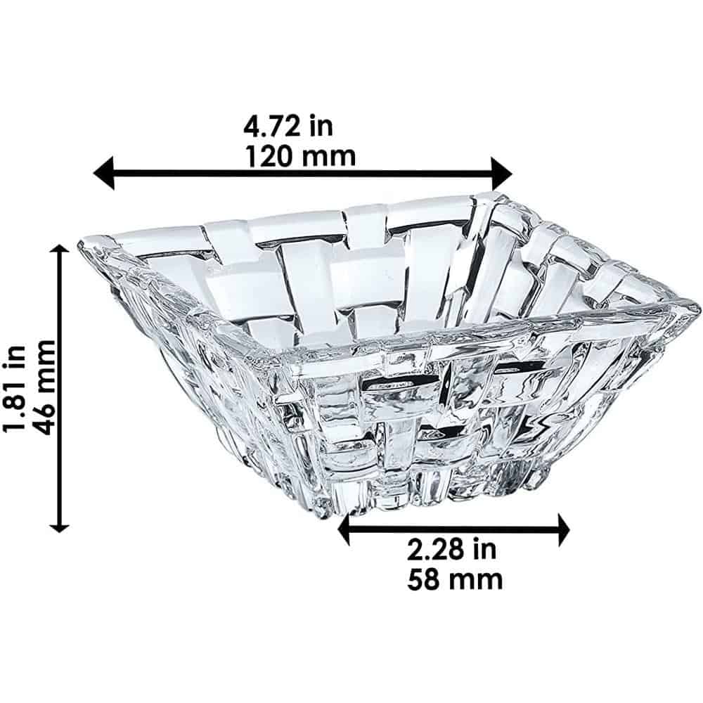 Plat + 4 Bols En Cristal