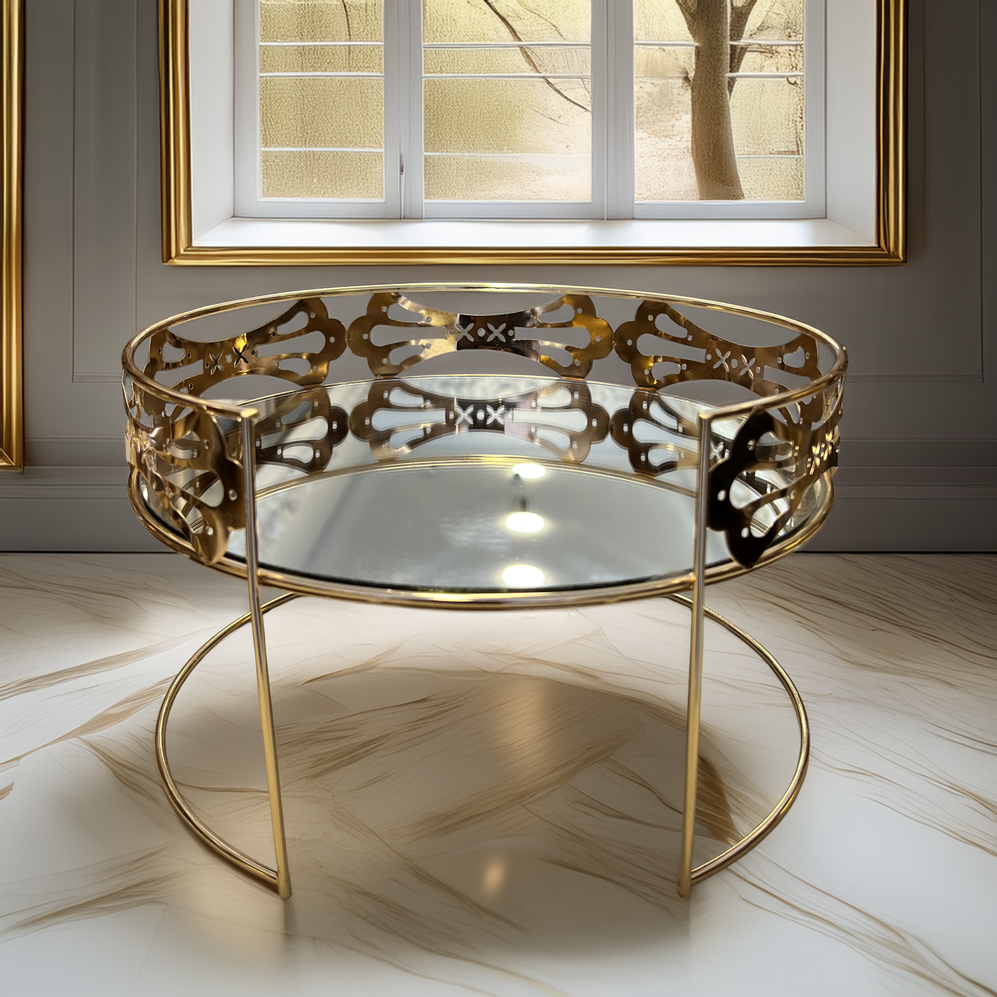 Presentoire Rond Clark Or