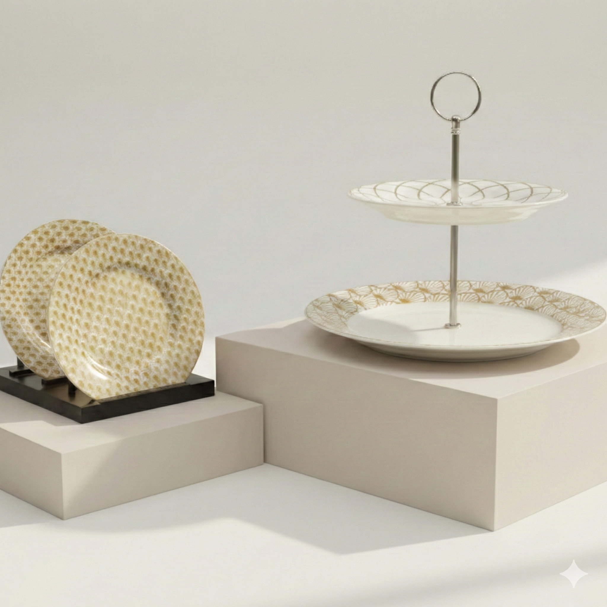 Set À Gâteau Goldendeco
