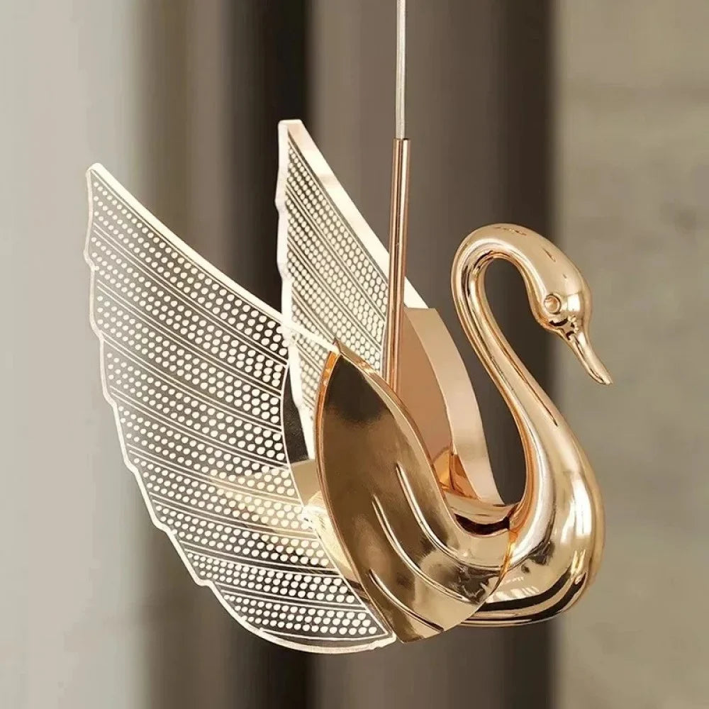 Lustre Nordique Moderne – Cygne