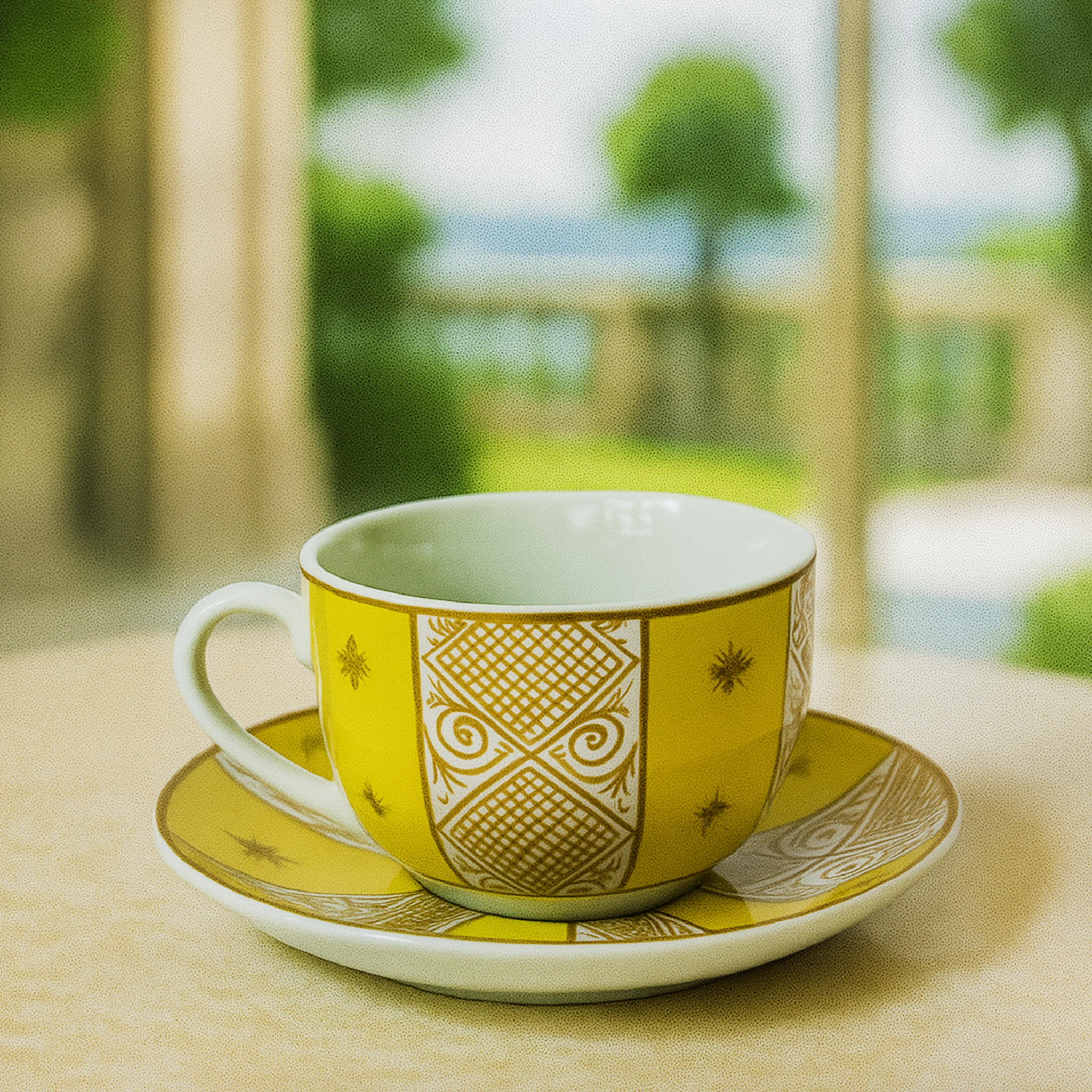 6 Tasses Et 6 Sous-Tasses À Café Au Lait  - BAVARIA