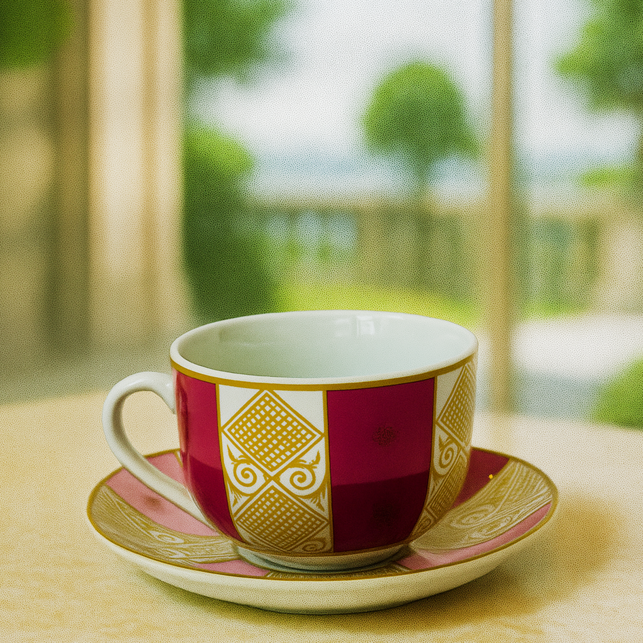 6 Tasses Et 6 Sous-Tasses À Café Au Lait  - BAVARIA