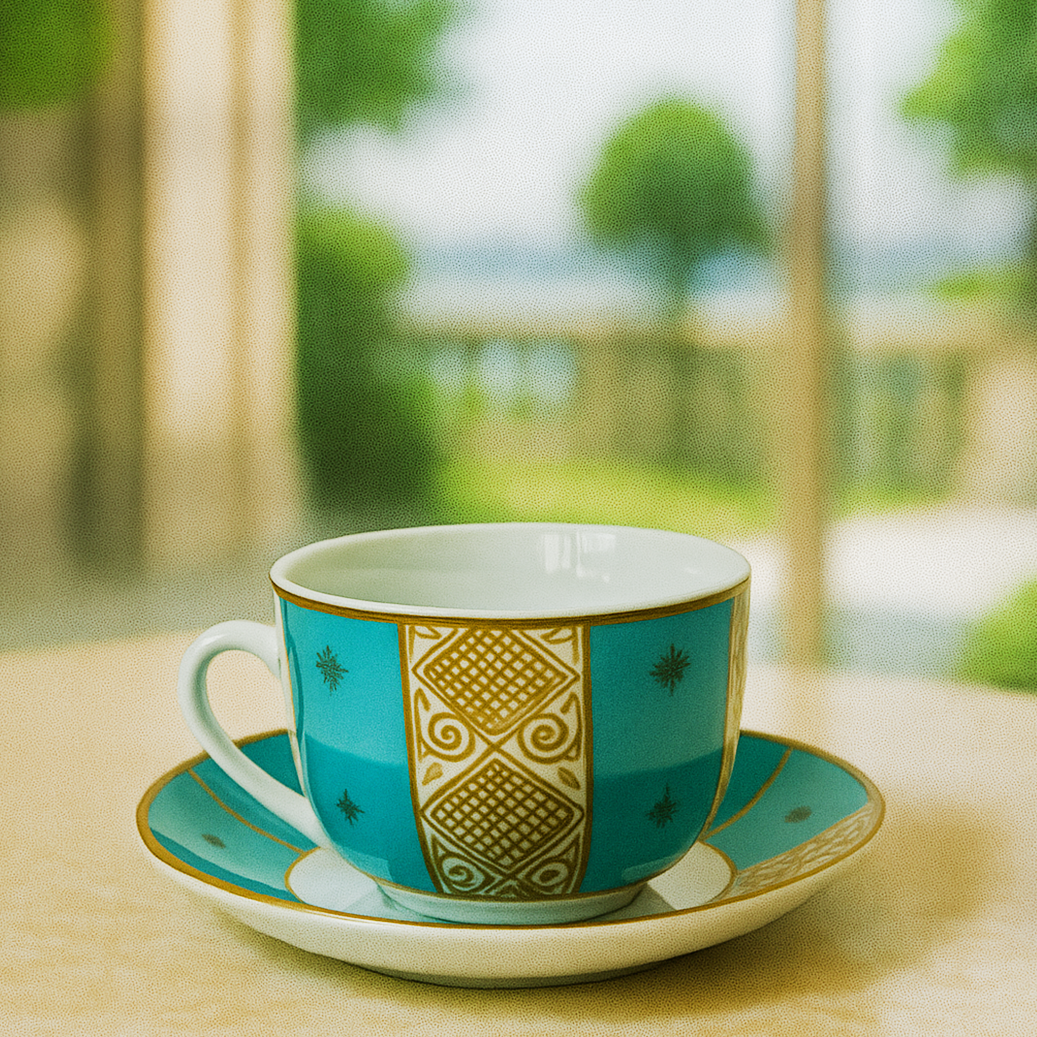6 Tasses Et 6 Sous-Tasses À Café Au Lait  - BAVARIA