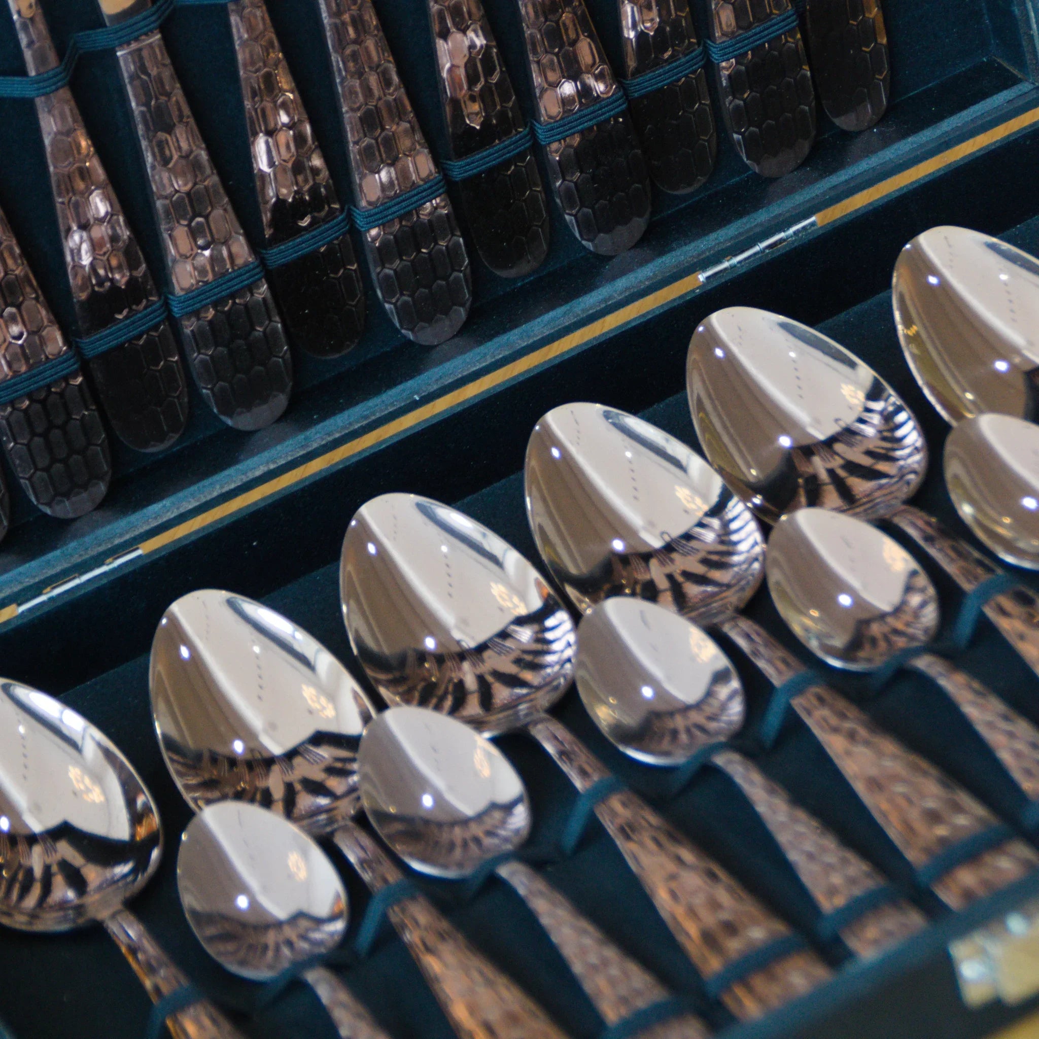 Ménagère 24 Pièces Pour 6 Personnes Hony Rose Gold
