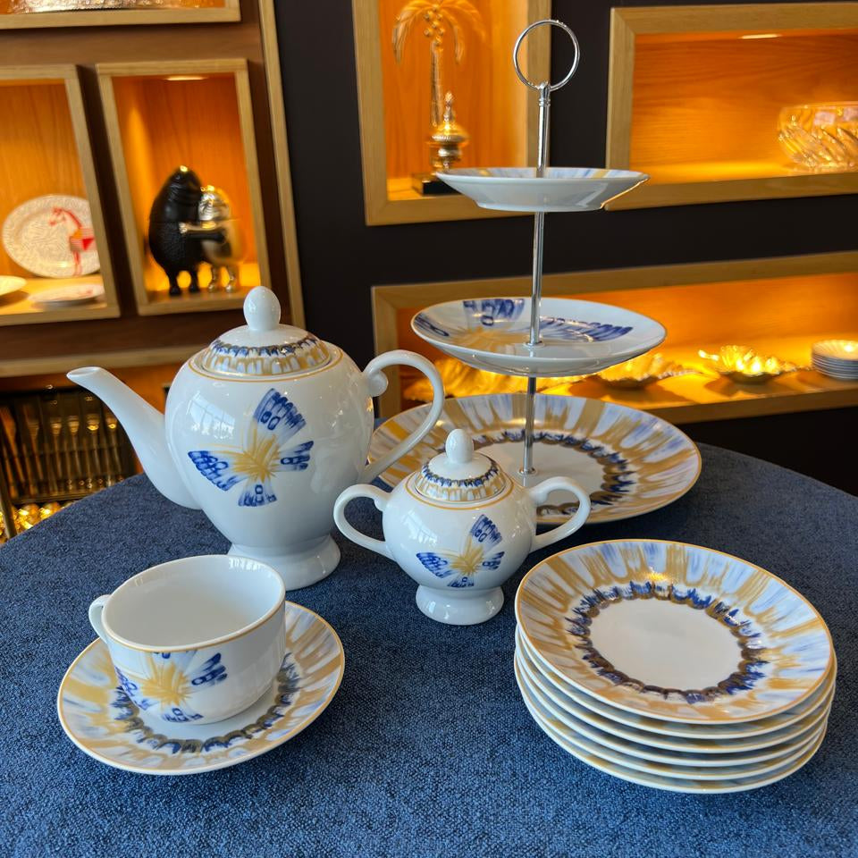 Service 23 Pièces – Blue Butterfly