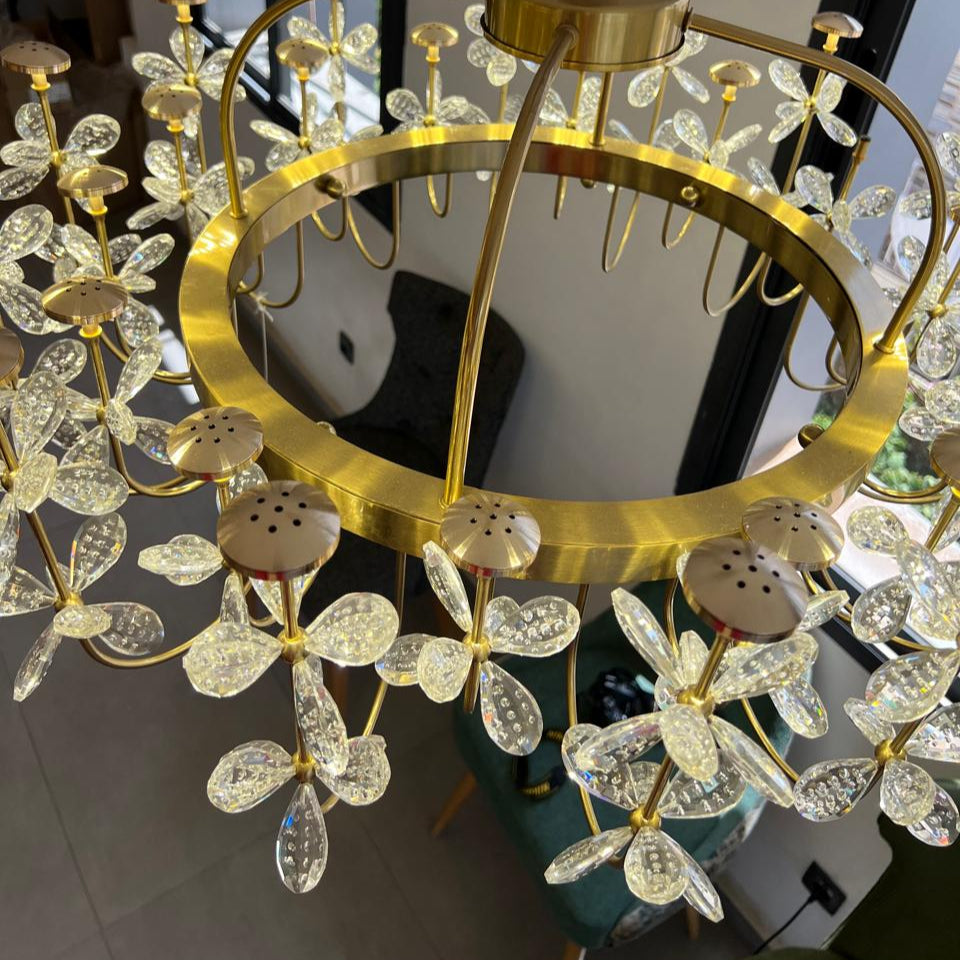 Lustre Floral Design – Diamètre 80 Cm