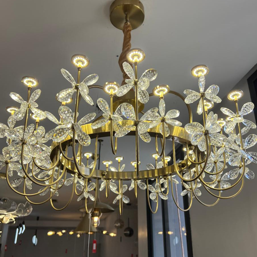 Lustre Floral Design – Diamètre 80 Cm