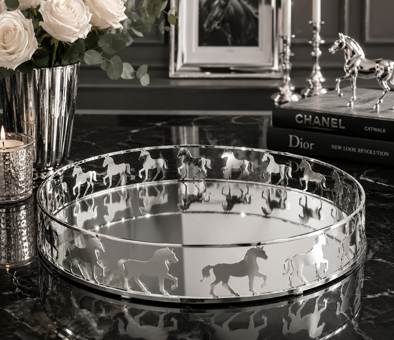 Plateau rond - ROYAL HORSE