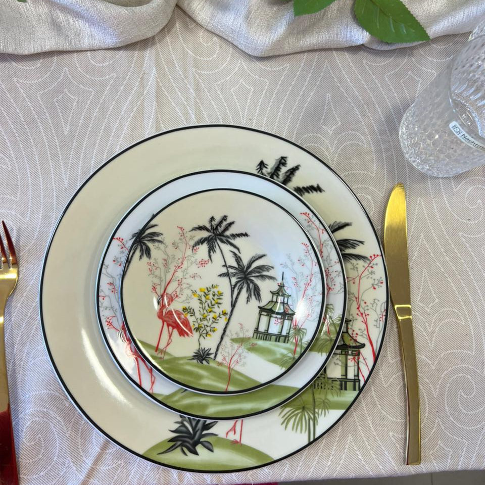 Service 18 Pièces – Collection Flamingo