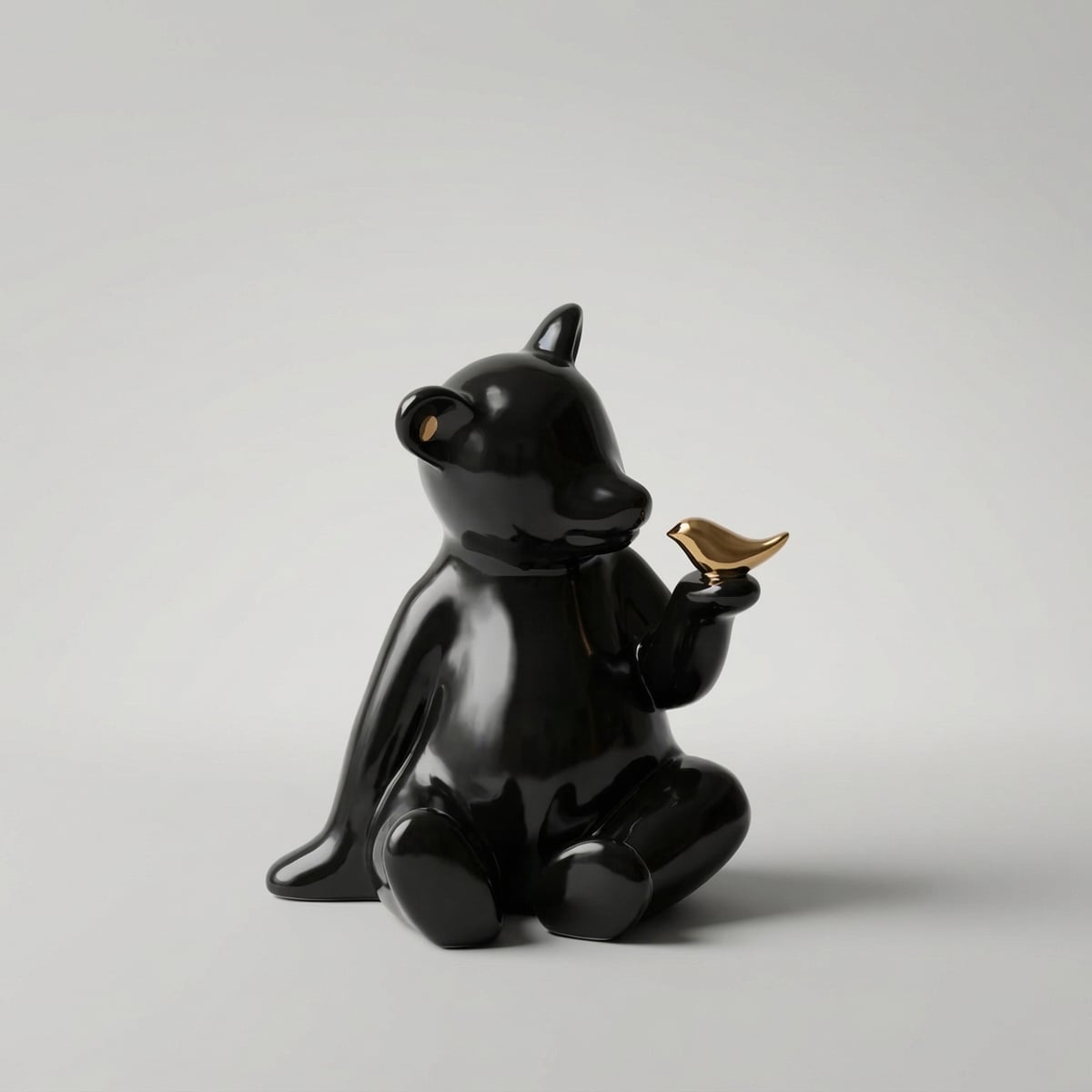 Figurine Ourse Noir