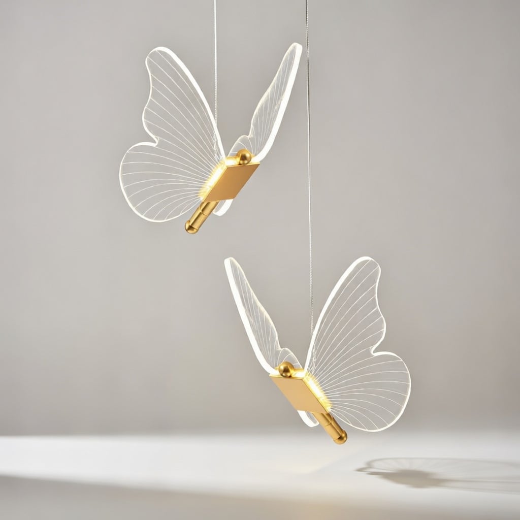 Lampe Suspendue Papillon Créative