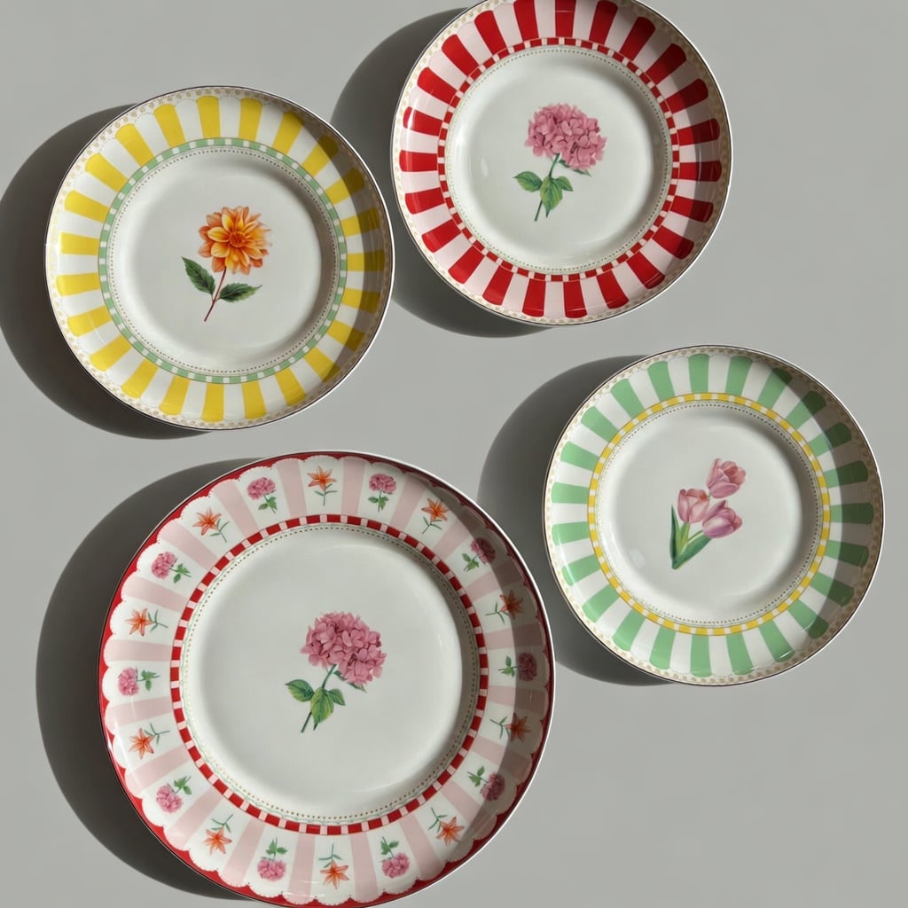 Service À Gâteaux 7 Pièces – Fleur De Palais