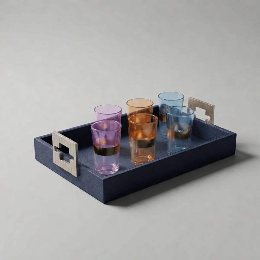 12 Verres A The Multicolore (Jrl)