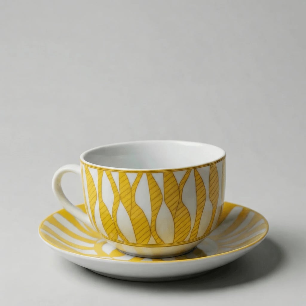 6 Tasses Et 6 Sous-Tasses À Café Au Lait
