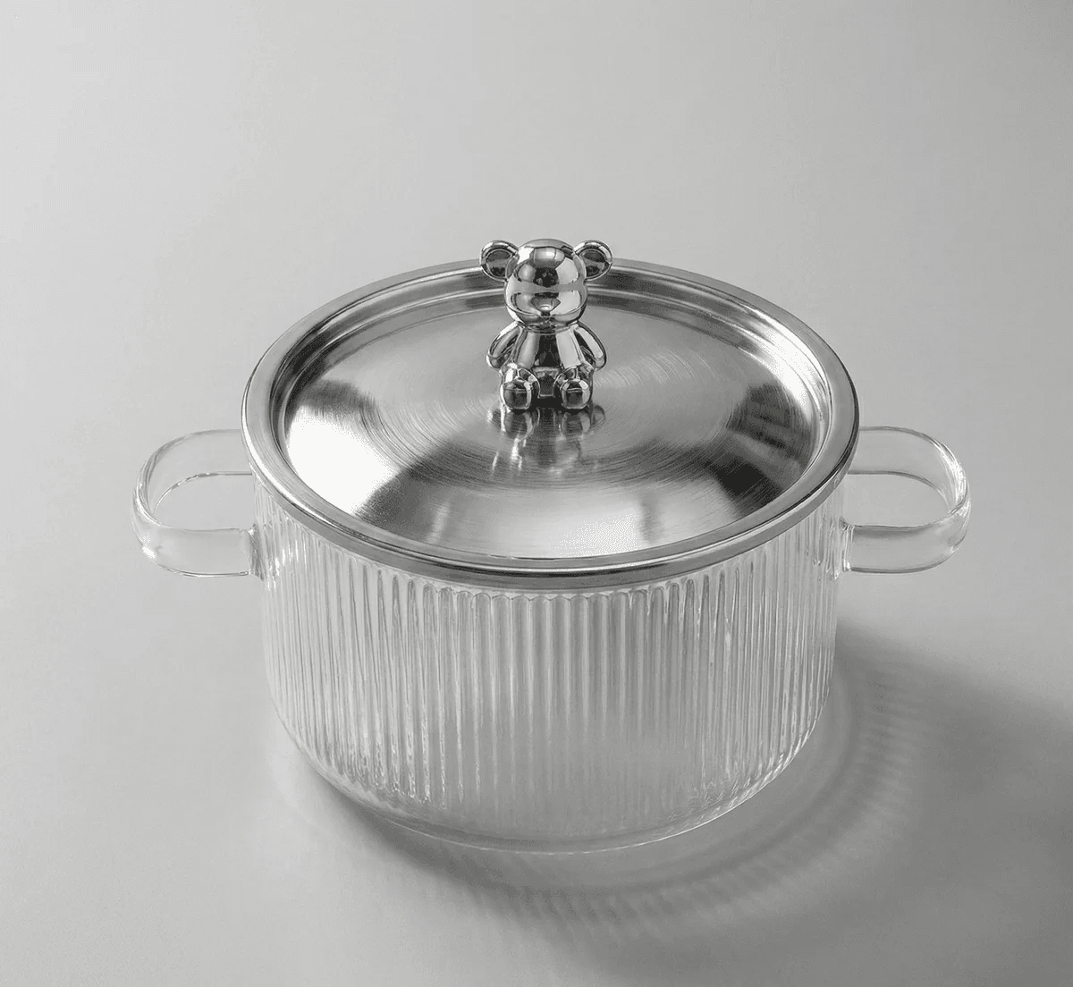 Duo de Marmites Design en Verre Haute Résistance – Pack de 2