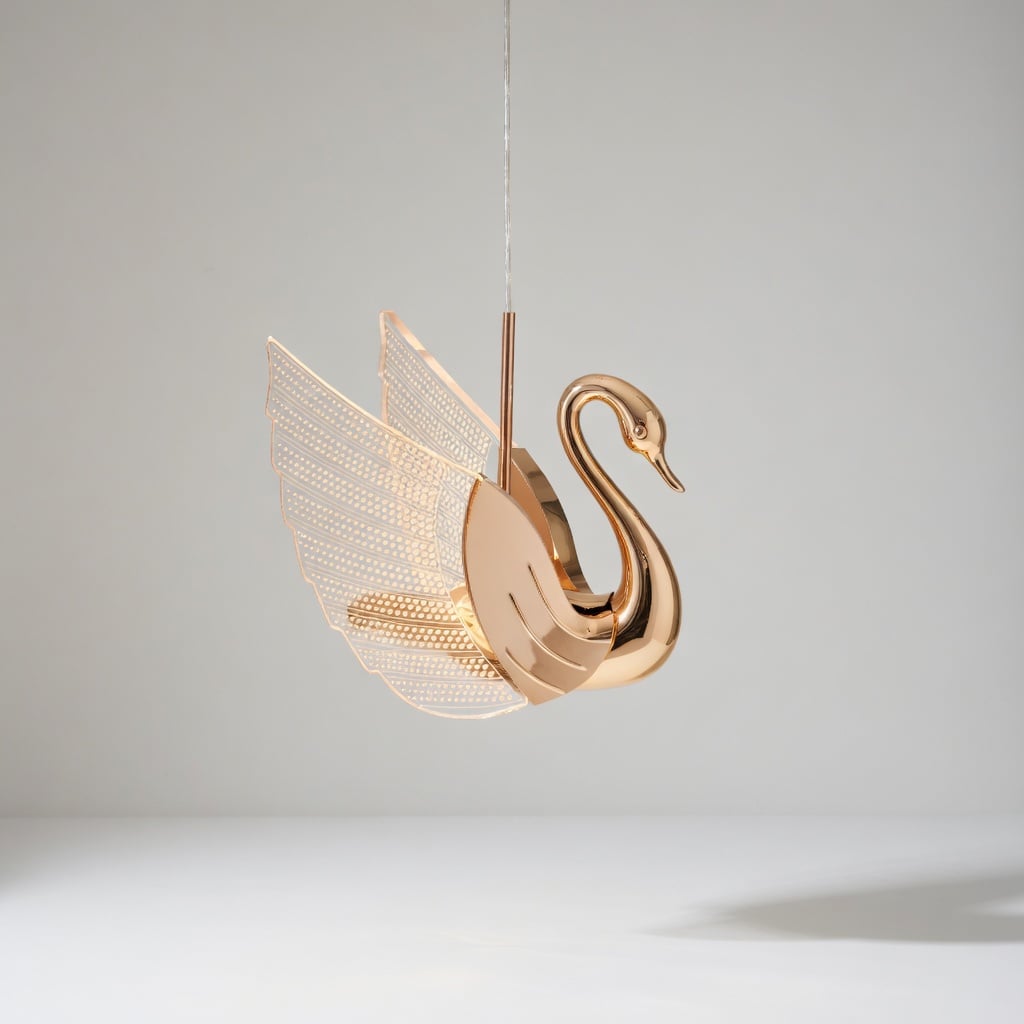 Lustre Nordique Moderne – Cygne