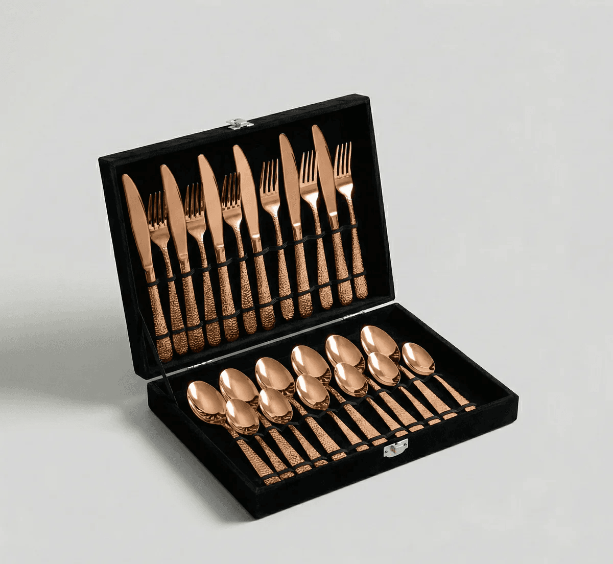 Ménagère 24 Pièces Dune Rose Gold Pour 6 Personnes