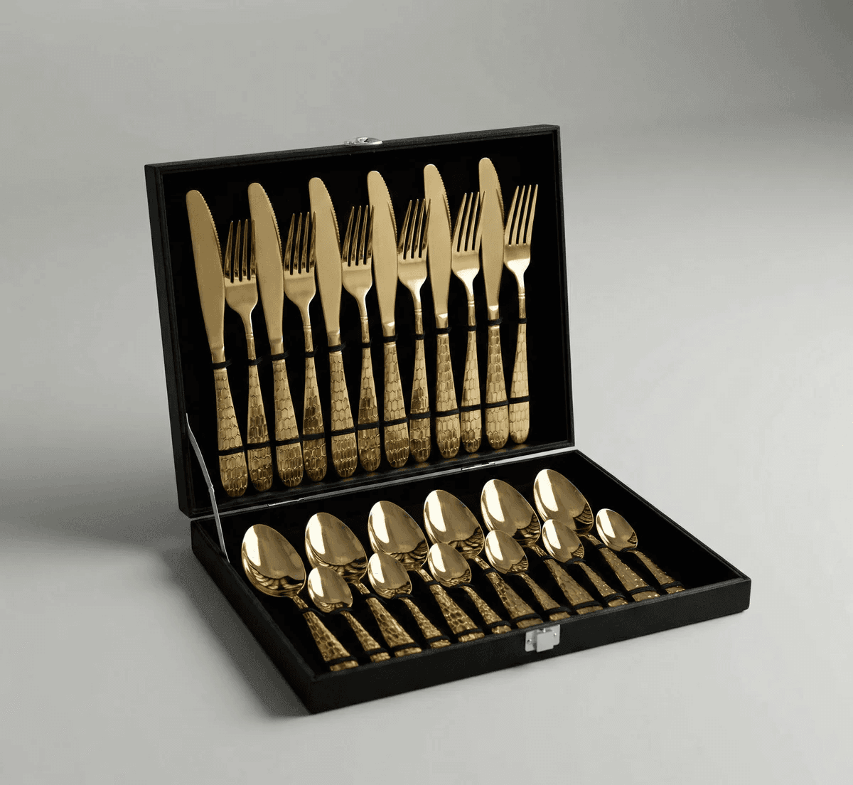 Ménagère 24 Pièces Hony Gold Pour 6 Personnes