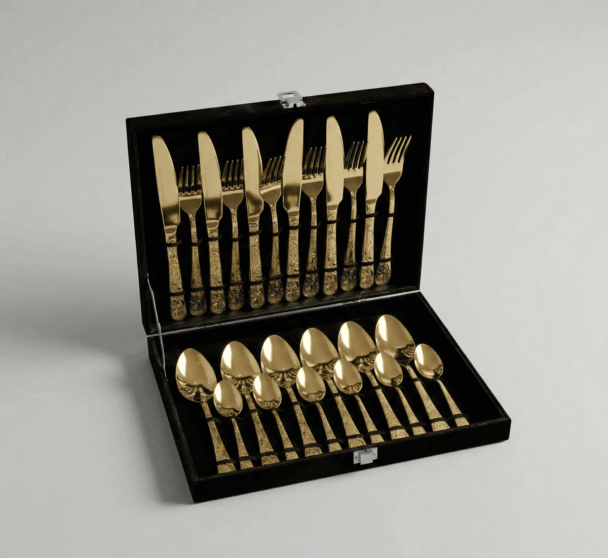 Ménagère 24 Pièces New Namish Gold Pour 6 Personnes