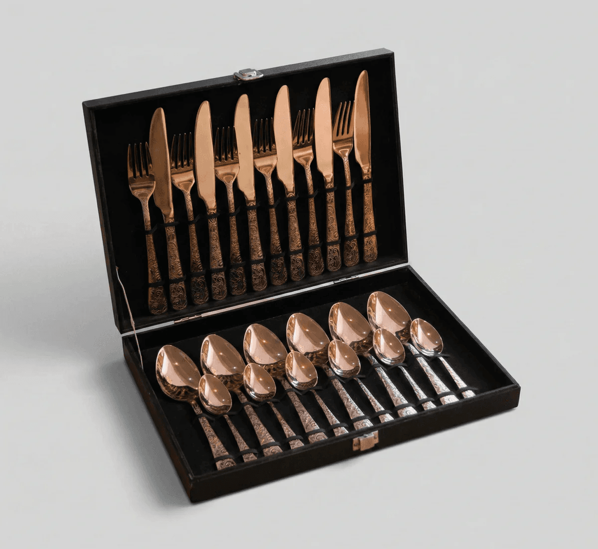 Ménagère 24 Pièces New Namish Rose Gold Pour 6 Personnes
