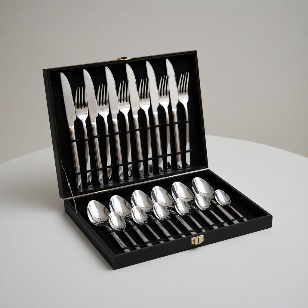 Ménagère 24 Pièces Tintin Silver Pour 6 Personnes