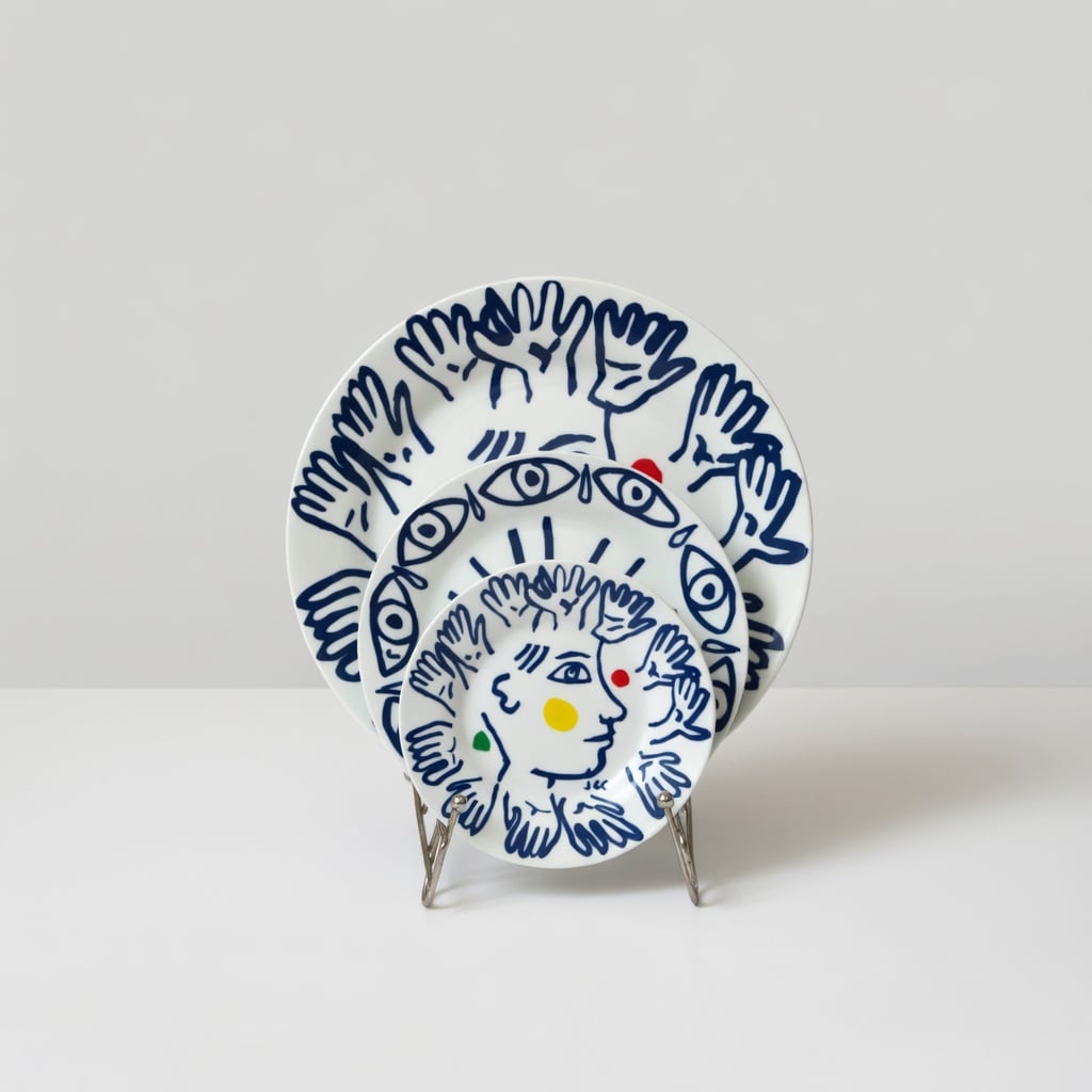 Service De 18 Pièces Soleil D'Art
