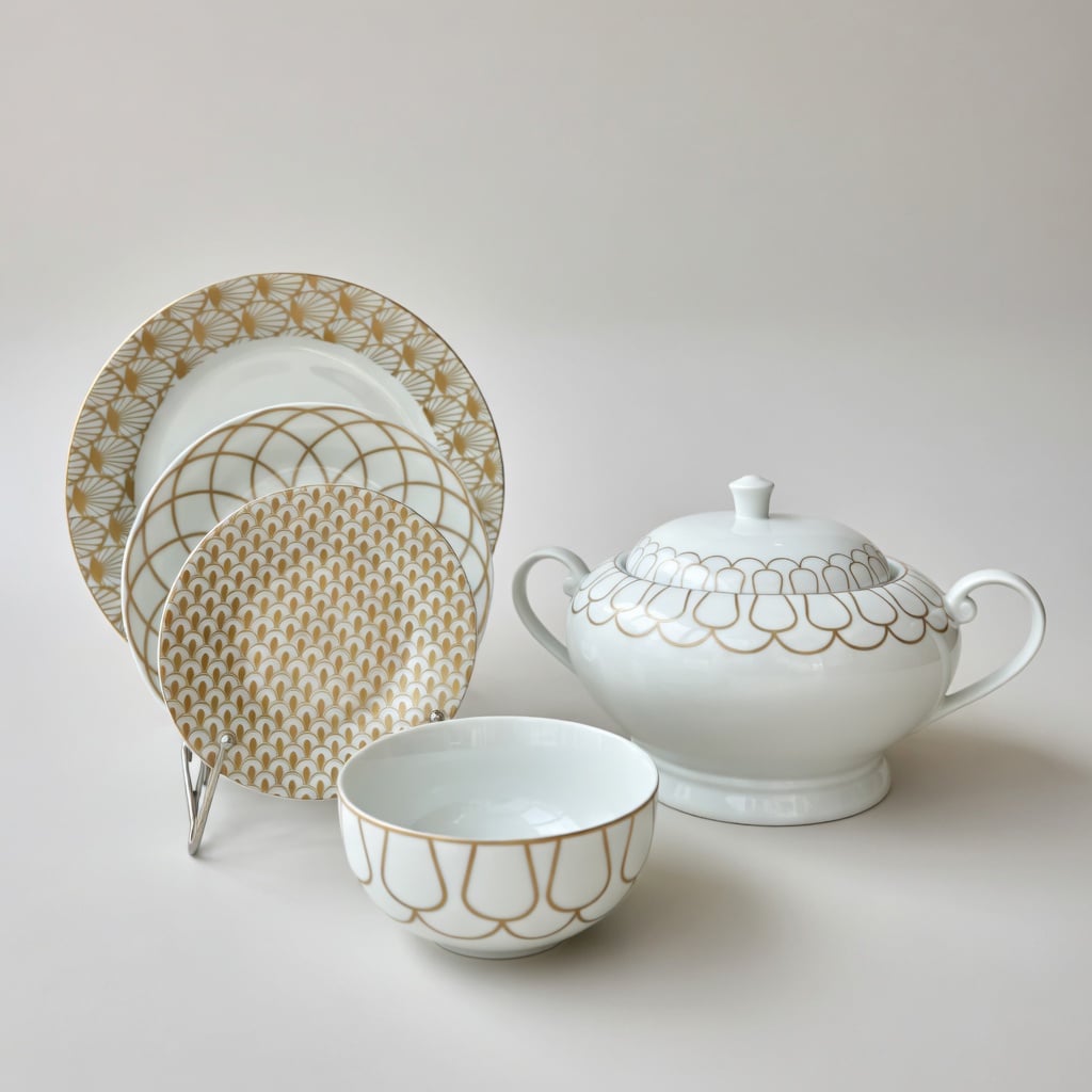 Service De Table 49 Pcs - GOLDEN DECO