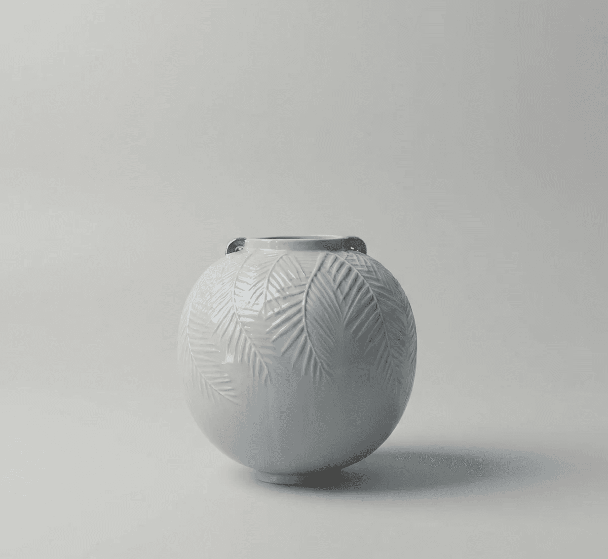Vase Rond Flora Goda Gris