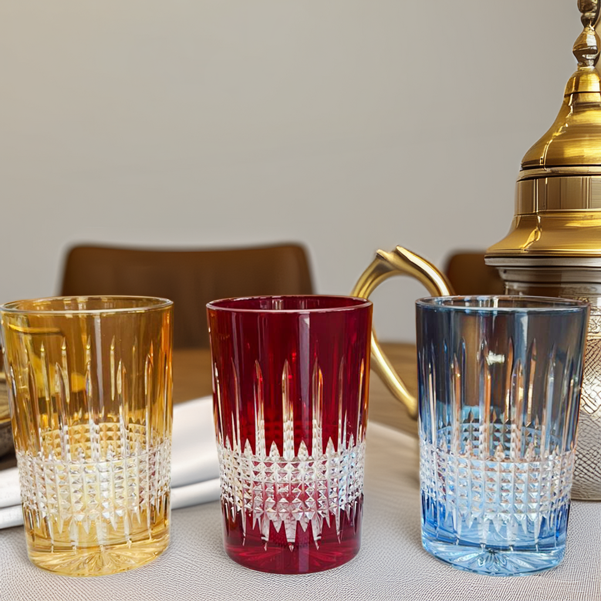 6 Verres À Thé Bellar Julia En Cristal St Louis